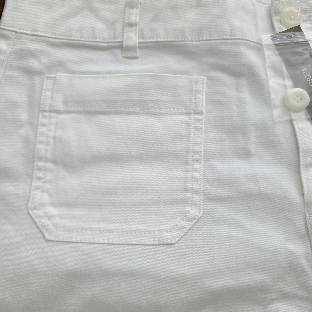 J.Crew New patch-pocket chino short in White 10 NWT - Picture 8 of 10